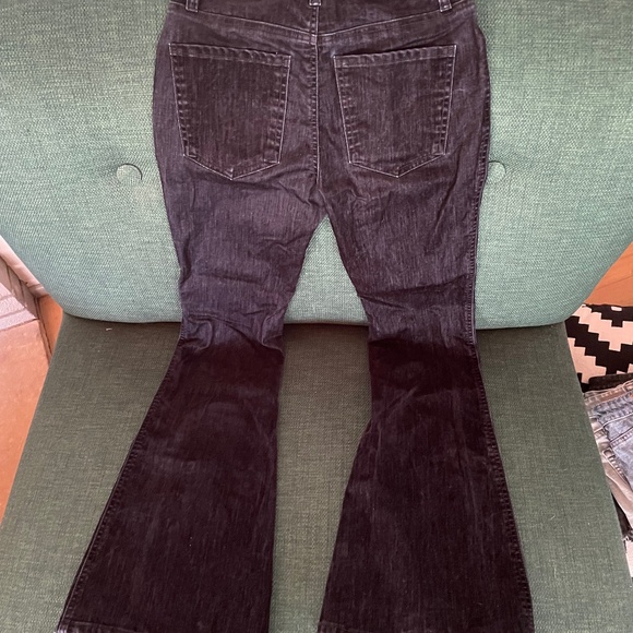 Forever 21 Velour Low Rise Flares - Picture 2 of 4
